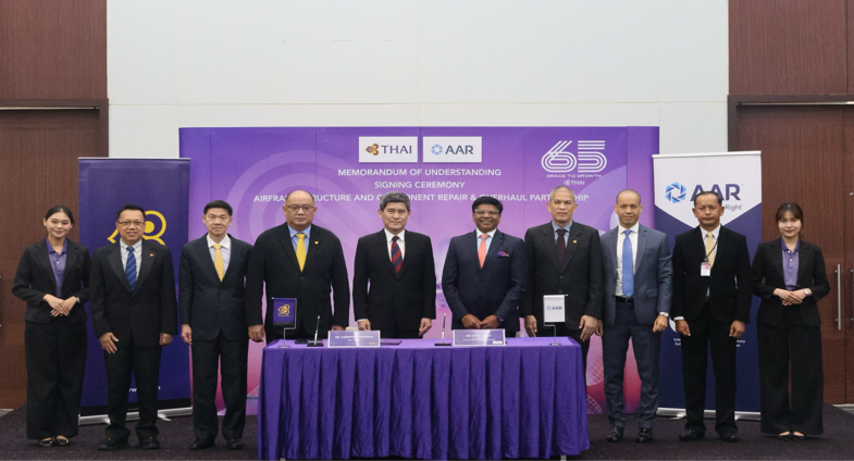 การบินไทยจับมือ AAR Component Services (Thailand) Limited ลงนาม MOU สร้างพันธมิตรทางธุรกิจ