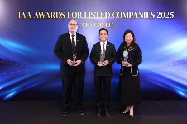 ปตท. คว้า 3 รางวัล Best CEO Best CFO และ Best IR จากเวที IAA Awards for Listed Companies 2025