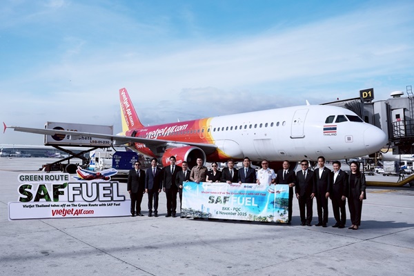 เวียตเจ็ทไทยแลนด์ เทคออฟเที่ยวบินโลว์คาร์บอน “กรุงเทพฯ – ฟูโกว๊ก”ก้าวสู่สายการบินโลว์คอสต์