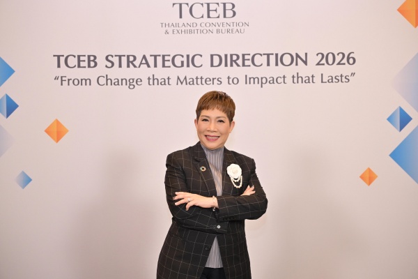 ทีเส็บเปิดทิศทางขับเคลื่อนไมซ์ไทย ปี 2569 จาก Brand Insights ยกระดับจุดแข็งประเทศไทย เจาะลึกภาคอุตสาหกรรม มาตรฐานความยั่งยืน มุ่ง Data & นวัตกรรม ร่วมมือพันธมิตร