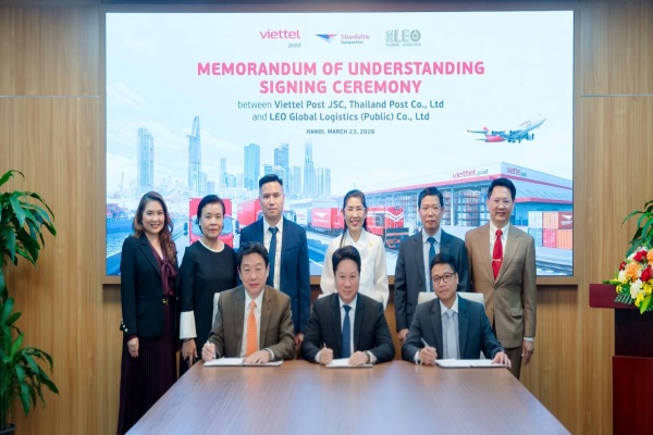 LEO จับมือ Thailand Post – Viettel Postเปิด “ระเบียงโลจิสติกส์ ไทย–เวียดนาม-จีน”ยกระดับ Cross-Border หนุนอีคอมเมิร์ซเอเชีย