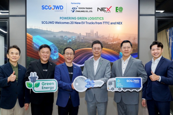 SJWD ขับเคลื่อนธุรกิจสู่ผู้นำ Green Logistics และ Net Zero  รับมอบรถหัวลากไฟฟ้าอีก 20 คัน เพิ่มศักยภาพขยายเส้นทางบริการ 